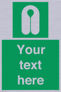 Custom sign safe condition Lifejacket